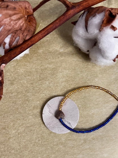 Colorful glass bead bracelet gift idea