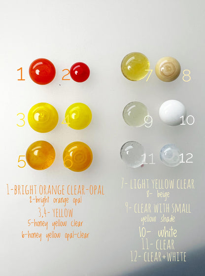glass bubble lens color options