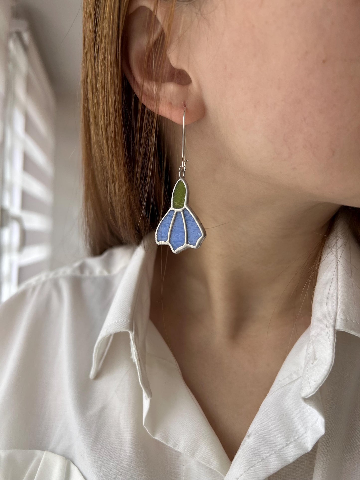 stained glass gift,
wedding gift,
birthday gift,
botanical earrings,
gift for her,
dainty dangle earrings,
bluebell flower drop,
wild flowers earrings,
floral jewelry,
cornflower earrings,
spring jewelry,
flower earrings,
carnation earrings,