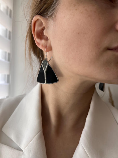 Elegant insect pendant earrings handmade jewelry